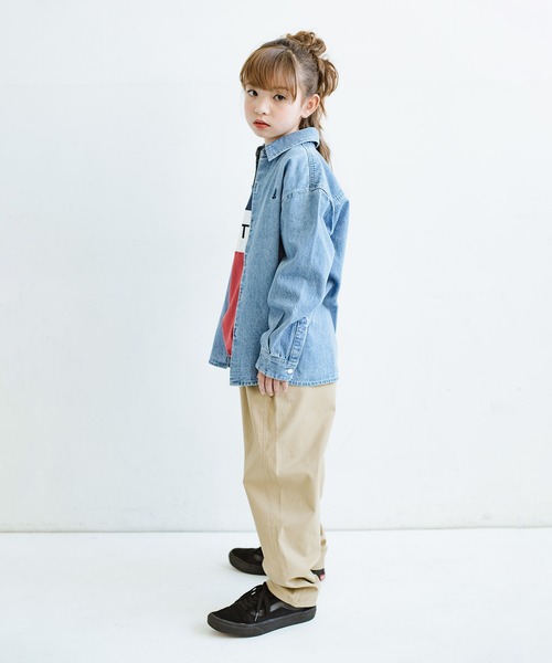 NAUTICA(ノーティカ)の「【NAUTICA/ノーティカ】デニム長袖シャツ(シャツ/ブラウス・キッズ・ブルー/ネイビー・110cm/150cm/100cm/130cm/140cm/120cm)」の13枚目の写真