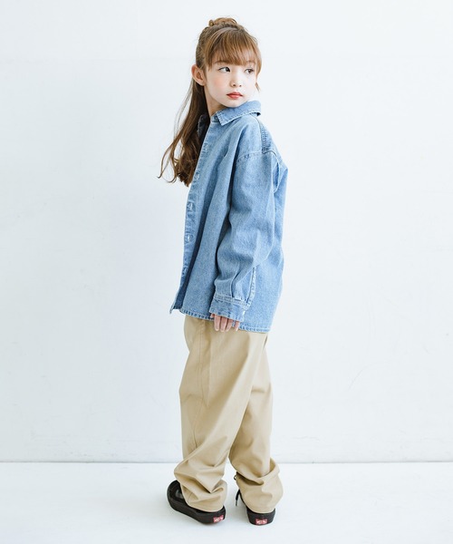 NAUTICA(ノーティカ)の「【NAUTICA/ノーティカ】デニム長袖シャツ(シャツ/ブラウス・キッズ・ブルー/ネイビー・110cm/150cm/100cm/130cm/140cm/120cm)」の12枚目の写真