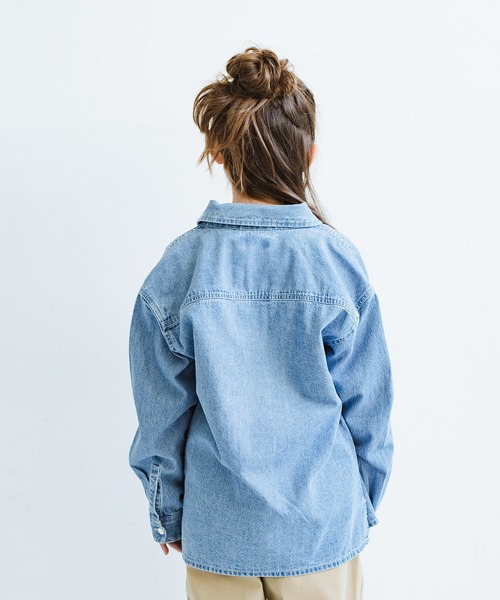 NAUTICA(ノーティカ)の「【NAUTICA/ノーティカ】デニム長袖シャツ(シャツ/ブラウス・キッズ・ブルー/ネイビー・110cm/150cm/100cm/130cm/140cm/120cm)」の18枚目の写真