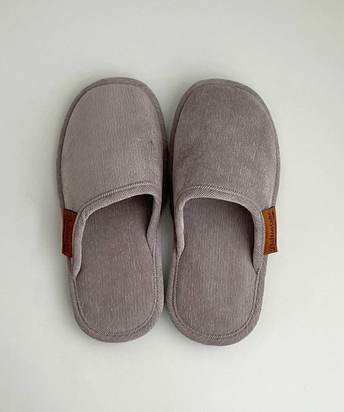 CANAL JEAN(キャナルジーン)の「DULTON CORDUROY SLIPPERS EV コーデュロイスリッパ(WOMEN)/T20-0224S(ルームシューズ/スリッパ・レディース・グレー/グリーン/イエロー系その他/ベージュ/ターコイズブルー/キャメル・ONE SIZE)」の8枚目の写真