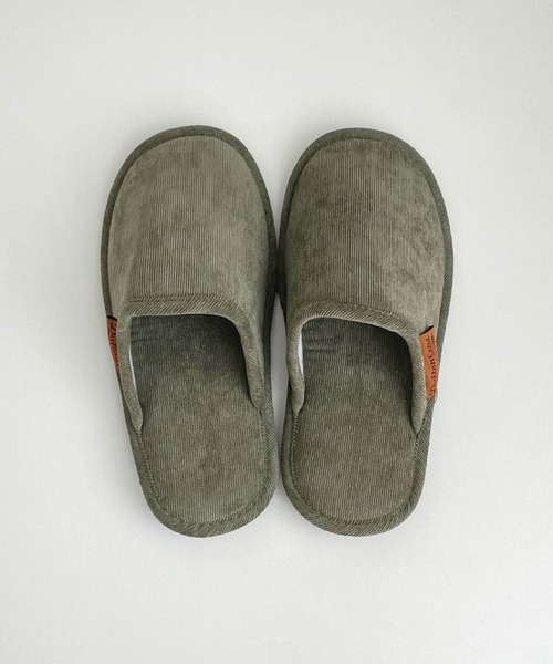 CANAL JEAN(キャナルジーン)の「DULTON CORDUROY SLIPPERS EV コーデュロイスリッパ(WOMEN)/T20-0224S(ルームシューズ/スリッパ・レディース・グレー/グリーン/イエロー系その他/ベージュ/ターコイズブルー/キャメル・ONE SIZE)」の10枚目の写真