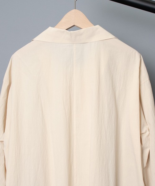 FEMMENT(ファモン)の「【 FEMMENT / ファモン 】 paper like boil soccer front slit switching long dress ペーパーライクボイルフロントスリットスイッチングロングドレス(ワンピース・レディース・オフホワイト/ボルドー・1)」の13枚目の写真