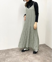 ジャガードクロスキャミワンピース【ZOZOTOWN限定アイテム】