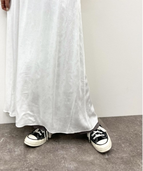 apres jour mignon（アプレジュールミニョン）の「ジャガードクロスキャミワンピース【ZOZOTOWN限定アイテム】（ワンピース・レディース・ブラック/オフホワイト/グリーン系その他/ダークブルー・X-LARGE/フリー）」の22枚目の写真