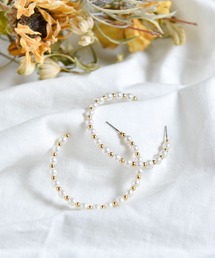 CALIFORNIA OUTFITTERS（カリフォルニア アウトフィッターズ）の「【LULKA（ルールカ）】パールフープピアス（ピアス（両耳用）・メンズ）」