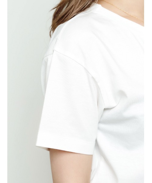 Darich(ダーリッチ)の「ロマンティックTシャツ(Tシャツ/カットソー・レディース・ホワイト/サックスブルー/ピンク/イエロー/ミント・FREE)」の22枚目の写真
