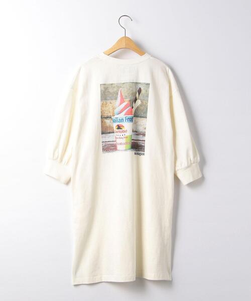 The The Loom セール 別注 Fruit Magazine Of Fruit Of ジュニア Anna Loom ロングスリーブ ワンピース ワンピース Fruit The Loom フルーツオブザルーム のファッション