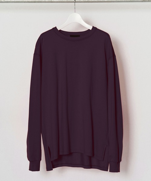 Wizzard（ウィザード）の「Wizzard ウィザード / BASIC PLAIN LONG SLEEVE T-SHIRT ベーシックプレーン長袖Tシャツ ロンT / WBSCS-CS030（Tシャツ/カットソー・メンズ・チャコール/ホワイト/ブラック/マスタード/レッド/グリーン/オレンジ/パープル/ライトイエロー/ライム/ターコイズブルー/ロイヤルブルー/ヘザーグレー/ダークグリーン/イエロー×グリーン/ラベンダー/ブルー系その他/グレイッシュベージュ/ライトグレー・2/1/3）」の13枚目の写真
