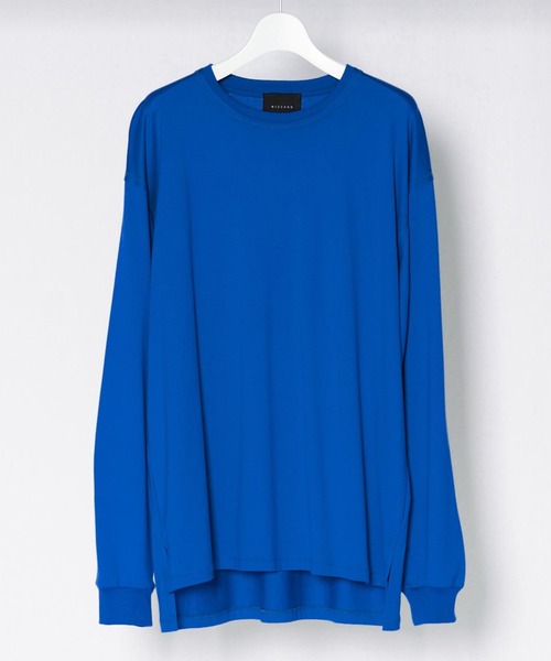 Wizzard（ウィザード）の「Wizzard ウィザード / BASIC PLAIN LONG SLEEVE T-SHIRT ベーシックプレーン長袖Tシャツ ロンT / WBSCS-CS030（Tシャツ/カットソー・メンズ・チャコール/ホワイト/ブラック/マスタード/レッド/グリーン/オレンジ/パープル/ライトイエロー/ライム/ターコイズブルー/ロイヤルブルー/ヘザーグレー/ダークグリーン/イエロー×グリーン/ラベンダー/ブルー系その他/グレイッシュベージュ/ライトグレー・2/1/3）」の12枚目の写真