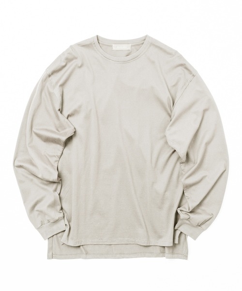 Wizzard（ウィザード）の「Wizzard ウィザード / BASIC PLAIN LONG SLEEVE T-SHIRT ベーシックプレーン長袖Tシャツ ロンT / WBSCS-CS030（Tシャツ/カットソー・メンズ・チャコール/ホワイト/ブラック/マスタード/レッド/グリーン/オレンジ/パープル/ライトイエロー/ライム/ターコイズブルー/ロイヤルブルー/ヘザーグレー/ダークグリーン/イエロー×グリーン/ラベンダー/ブルー系その他/グレイッシュベージュ/ライトグレー・2/1/3）」の3枚目の写真