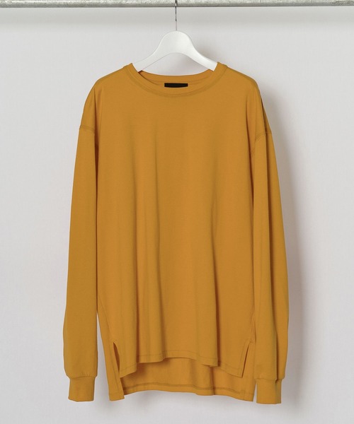 Wizzard（ウィザード）の「Wizzard ウィザード / BASIC PLAIN LONG SLEEVE T-SHIRT ベーシックプレーン長袖Tシャツ ロンT / WBSCS-CS030（Tシャツ/カットソー・メンズ・チャコール/ホワイト/ブラック/マスタード/レッド/グリーン/オレンジ/パープル/ライトイエロー/ライム/ターコイズブルー/ロイヤルブルー/ヘザーグレー/ダークグリーン/イエロー×グリーン/ラベンダー/ブルー系その他/グレイッシュベージュ/ライトグレー・2/1/3）」の15枚目の写真
