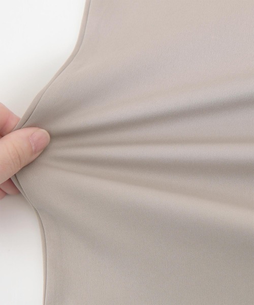 titivate(ティティベイト)の「インナー付きシアーチュニックシャツ(シャツ/ブラウス・レディース・ブラック/パープル/ブラウン/グレイッシュベージュ・M)」の12枚目の写真