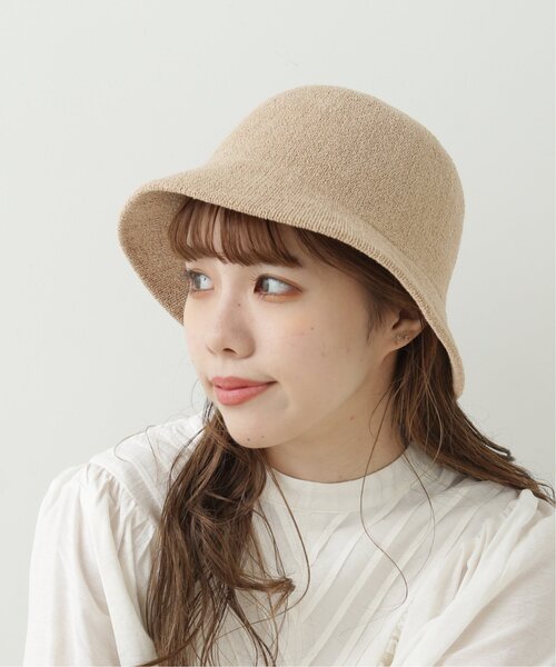 RAY CASSIN（レイカズン）の「パイルヤーンボウラーハット（ハット・レディース・ブラック/ベージュ・FREE）」の2枚目の写真
