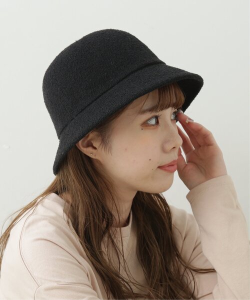 RAY CASSIN（レイカズン）の「パイルヤーンボウラーハット（ハット・レディース・ブラック/ベージュ・FREE）」の8枚目の写真