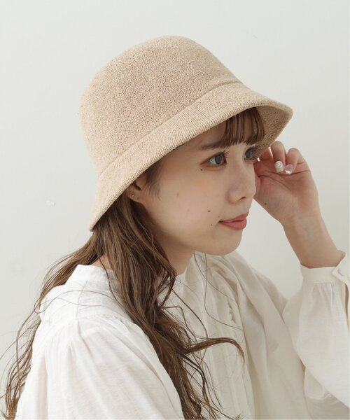 RAY CASSIN（レイカズン）の「パイルヤーンボウラーハット（ハット・レディース・ブラック/ベージュ・FREE）」の9枚目の写真