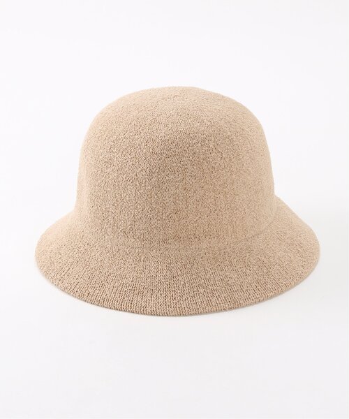 RAY CASSIN（レイカズン）の「パイルヤーンボウラーハット（ハット・レディース・ブラック/ベージュ・FREE）」の6枚目の写真