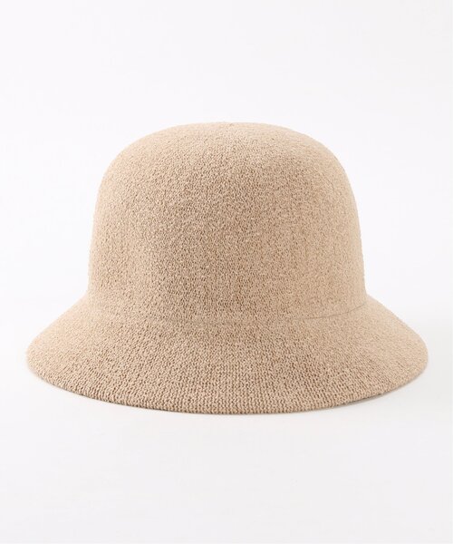 RAY CASSIN（レイカズン）の「パイルヤーンボウラーハット（ハット・レディース・ブラック/ベージュ・FREE）」の7枚目の写真