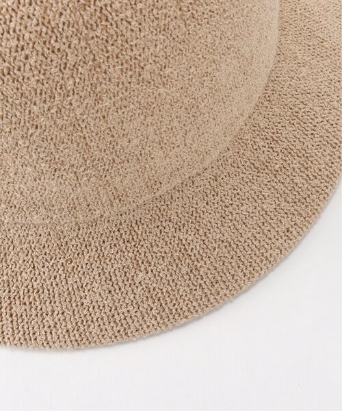 RAY CASSIN（レイカズン）の「パイルヤーンボウラーハット（ハット・レディース・ブラック/ベージュ・FREE）」の5枚目の写真