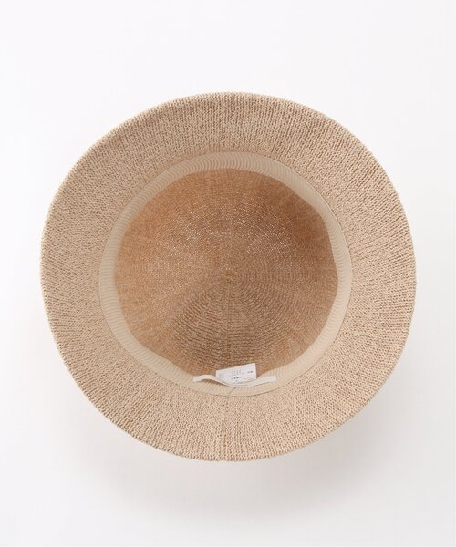 RAY CASSIN（レイカズン）の「パイルヤーンボウラーハット（ハット・レディース・ブラック/ベージュ・FREE）」の4枚目の写真