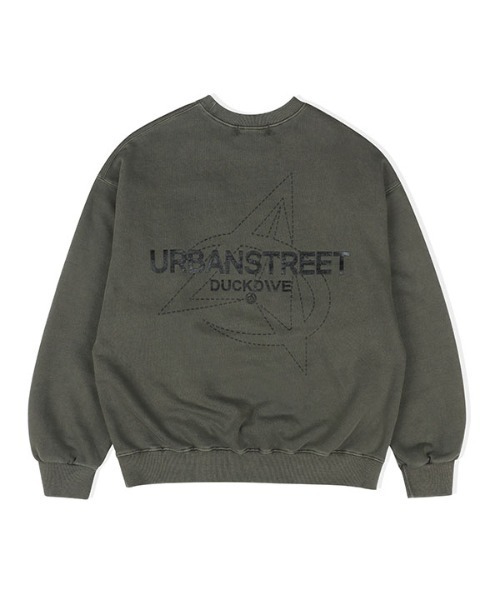 DUCKDIVE(ダックダイブ)の「【DUCKDIVE 】ロゴクルーネックスウェットシャツ / SYB LOGO TOS CREWNECK SWEATSHIRT(スウェット・メンズ・アイボリー/ブラック/ダークカーキ/チャコール・LARGE/MEDIUM)」の12枚目の写真