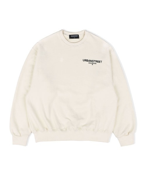 DUCKDIVE(ダックダイブ)の「【DUCKDIVE 】ロゴクルーネックスウェットシャツ / SYB LOGO TOS CREWNECK SWEATSHIRT(スウェット・メンズ・アイボリー/ブラック/ダークカーキ/チャコール・LARGE/MEDIUM)」の15枚目の写真