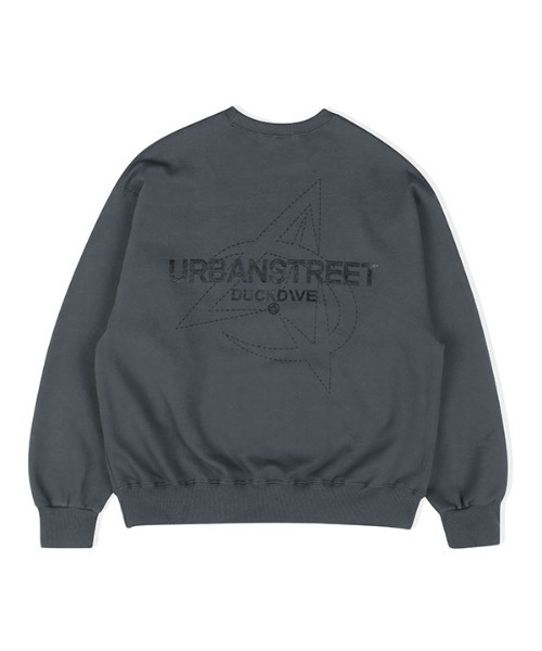 DUCKDIVE(ダックダイブ)の「【DUCKDIVE 】ロゴクルーネックスウェットシャツ / SYB LOGO TOS CREWNECK SWEATSHIRT(スウェット・メンズ・アイボリー/ブラック/ダークカーキ/チャコール・LARGE/MEDIUM)」の16枚目の写真