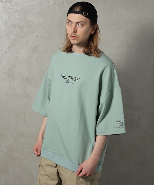 JACKROSE（ジャックローズ）の「JE-リメイクロゴ・SSTEE（Tシャツ/カットソー・メンズ・ホワイト/ブラック/ライトグリーン/ピンク・M/L）」の3枚目の写真