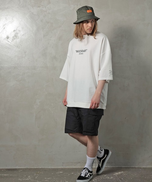 JACKROSE（ジャックローズ）の「JE-リメイクロゴ・SSTEE（Tシャツ/カットソー・メンズ・ホワイト/ブラック/ライトグリーン/ピンク・M/L）」の6枚目の写真