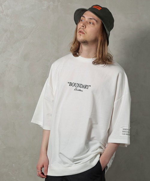 JACKROSE（ジャックローズ）の「JE-リメイクロゴ・SSTEE（Tシャツ/カットソー・メンズ・ホワイト/ブラック/ライトグリーン/ピンク・M/L）」の8枚目の写真