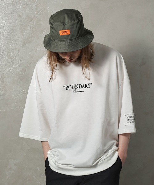 JACKROSE（ジャックローズ）の「JE-リメイクロゴ・SSTEE（Tシャツ/カットソー・メンズ・ホワイト/ブラック/ライトグリーン/ピンク・M/L）」の9枚目の写真