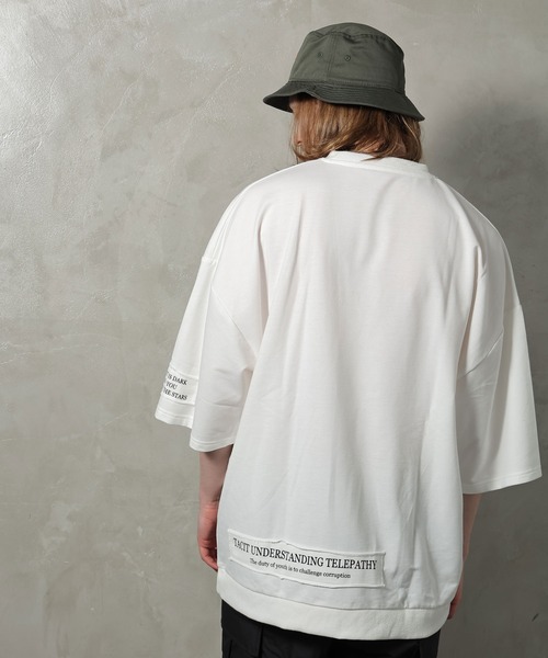 JACKROSE（ジャックローズ）の「JE-リメイクロゴ・SSTEE（Tシャツ/カットソー・メンズ・ホワイト/ブラック/ライトグリーン/ピンク・M/L）」の11枚目の写真