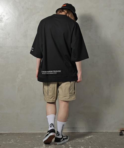 JACKROSE（ジャックローズ）の「JE-リメイクロゴ・SSTEE（Tシャツ/カットソー・メンズ・ホワイト/ブラック/ライトグリーン/ピンク・M/L）」の13枚目の写真