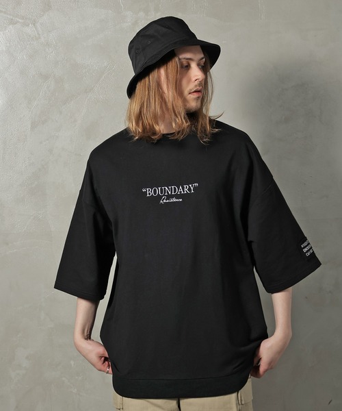 JACKROSE（ジャックローズ）の「JE-リメイクロゴ・SSTEE（Tシャツ/カットソー・メンズ・ホワイト/ブラック/ライトグリーン/ピンク・M/L）」の16枚目の写真