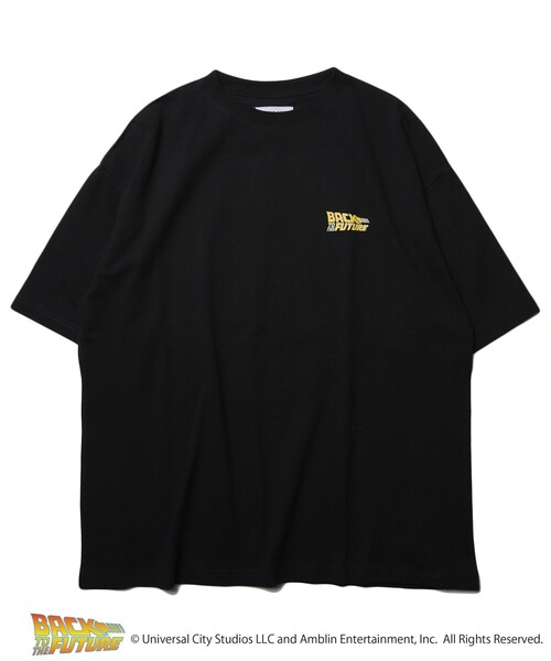 FREAK'S STORE（フリークスストア）の「WEB限定 BACK TO THE FUTURE/バック・トゥ・ザ・フューチャー 別注 バックプリントTシャツ/ビッグシルエット（Tシャツ/カットソー・メンズ・ホワイト/ベージュ/ブラック/サックスブルー・SMALL/LARGE/MEDIUM）」の14枚目の写真
