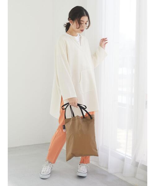 MELO（メロ）の「■別注MELO パッカブルショルダートートバッグ＊（トートバッグ・レディース・ブラック/ベージュ/ターコイズブルー・FREE）」の5枚目の写真