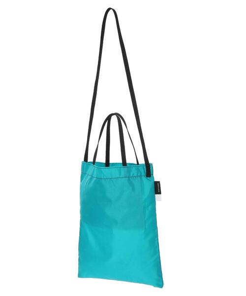 MELO（メロ）の「■別注MELO パッカブルショルダートートバッグ＊（トートバッグ・レディース・ブラック/ベージュ/ターコイズブルー・FREE）」の12枚目の写真