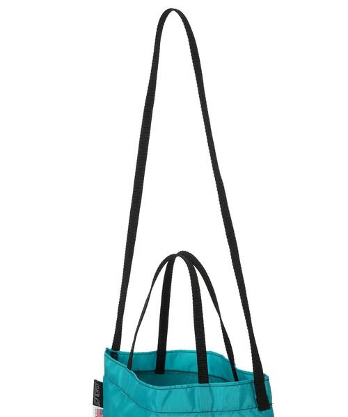 MELO（メロ）の「■別注MELO パッカブルショルダートートバッグ＊（トートバッグ・レディース・ブラック/ベージュ/ターコイズブルー・FREE）」の14枚目の写真