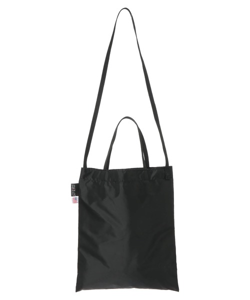 MELO（メロ）の「■別注MELO パッカブルショルダートートバッグ＊（トートバッグ・レディース・ブラック/ベージュ/ターコイズブルー・FREE）」の2枚目の写真