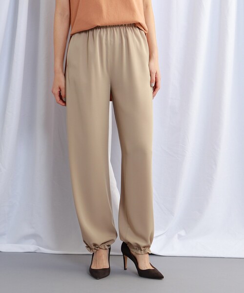 JET（ジェット）の「◆【ウォッシャブル】2wayツイルスリムワイドパンツ（その他パンツ・レディース・ベージュ/ネイビー/ブラウン系その他・04/02/00）」の2枚目の写真