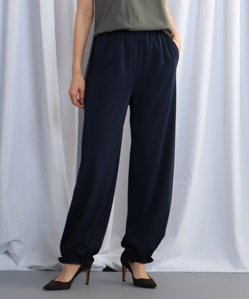 JET（ジェット）の「◆【ウォッシャブル】2wayツイルスリムワイドパンツ（その他パンツ・レディース・ベージュ/ネイビー/ブラウン系その他・04/02/00）」の3枚目の写真