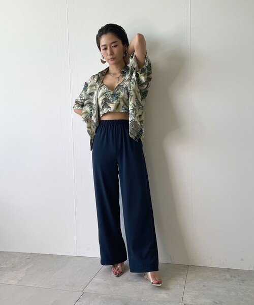 JET（ジェット）の「◆【ウォッシャブル】2wayツイルスリムワイドパンツ（その他パンツ・レディース・ベージュ/ネイビー/ブラウン系その他・04/02/00）」の19枚目の写真