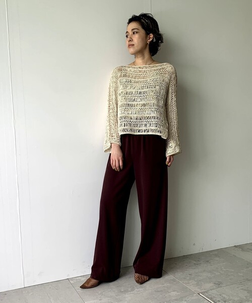 JET（ジェット）の「◆【ウォッシャブル】2wayツイルスリムワイドパンツ（その他パンツ・レディース・ベージュ/ネイビー/ブラウン系その他・04/02/00）」の20枚目の写真