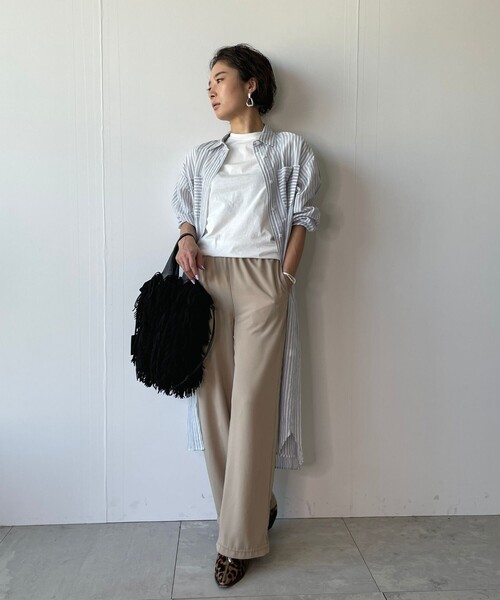 JET（ジェット）の「◆【ウォッシャブル】2wayツイルスリムワイドパンツ（その他パンツ・レディース・ベージュ/ネイビー/ブラウン系その他・04/02/00）」の21枚目の写真