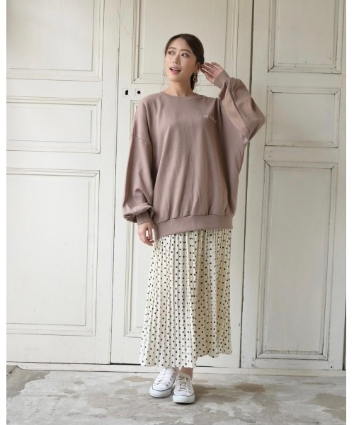 CHICWISH★ドット柄プリーツニットスカート☆ Te chichi TERRASSE（テチチテラス）の「ドットニットプリーツ