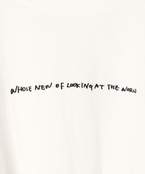 Heather（ヘザー）の「アソートクロップドＴシャツ　948601（Tシャツ/カットソー・レディース・ブラック/グリーン/ホワイト×レッド/ホワイト×ブラック/ブルー/オレンジ/ホワイト×グリーン・FREE）」の17枚目の写真