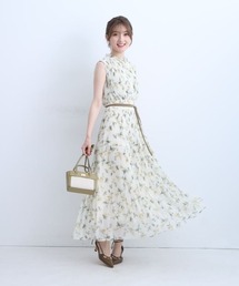 Apuweiser-riche【美品】【バックリボン】【プリーツ】ワンピース セール 30%OFF】バックリボンプリーツワンピース(506269679