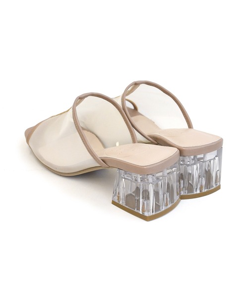 NOFALL（ノーフォール）の「センターパイピングシアークリアヒールサンダル（サンダル・レディース・ブラック/ベージュ/グレー/グレイッシュベージュ/ダークブラウン・LL/SS/M/S/L/3L）」の11枚目の写真