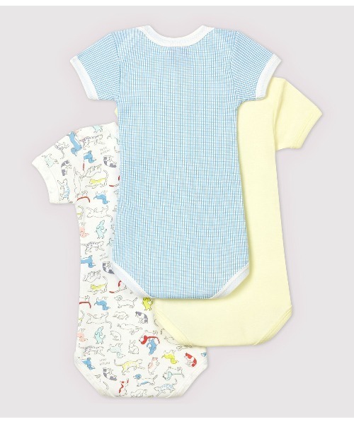 PETIT BATEAU(プチバトー)の「半袖ボディ3枚組(その他アンダーウェア/インナー・キッズ・その他・12MONTH/24MONTH/6MONTH/18MONTH)」の4枚目の写真
