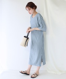 BLUEEAST | ワッシャープリーツワンピース(ワンピース)