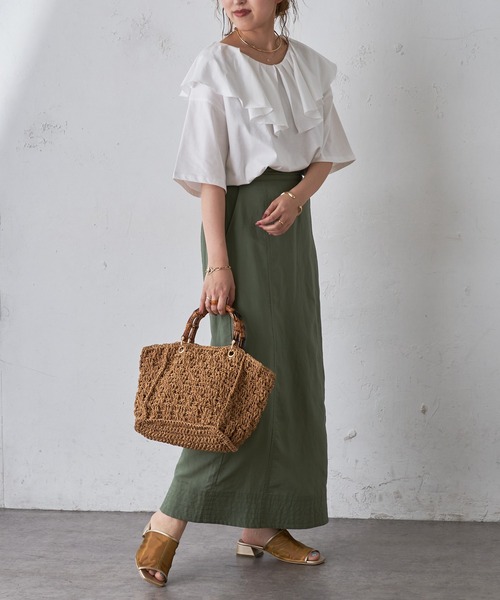 DISCOAT(ディスコート)の「フリルプルオーバー(Tシャツ/カットソー・レディース・ライトグレー/オフホワイト/ブラック・FREE)」の15枚目の写真